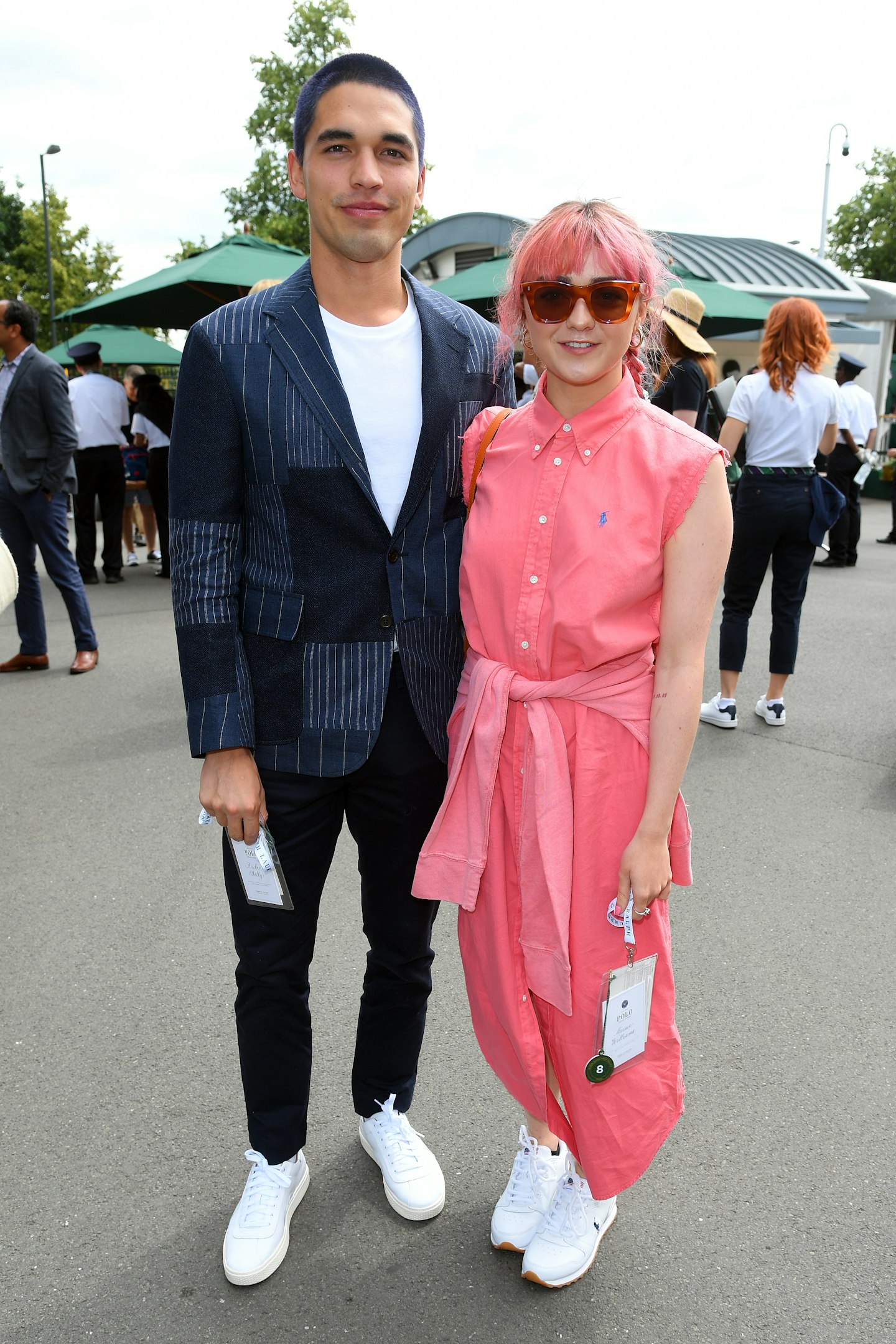 Maisie Williams and Reuben Selby