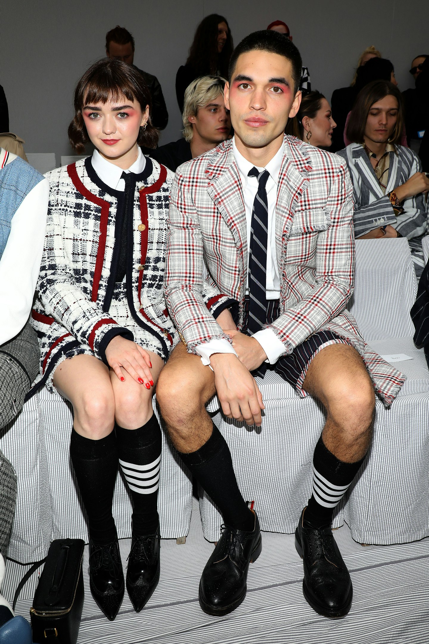 Maisie Williams and Reuben Selby
