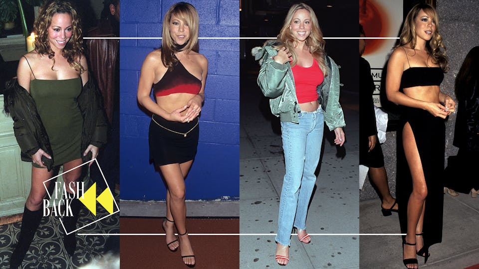 Mariah Carey Upskirt - Mariah Carey's 1990s Outfits Are Actually A Brilliant Source Of Style  Inspiration | Grazia