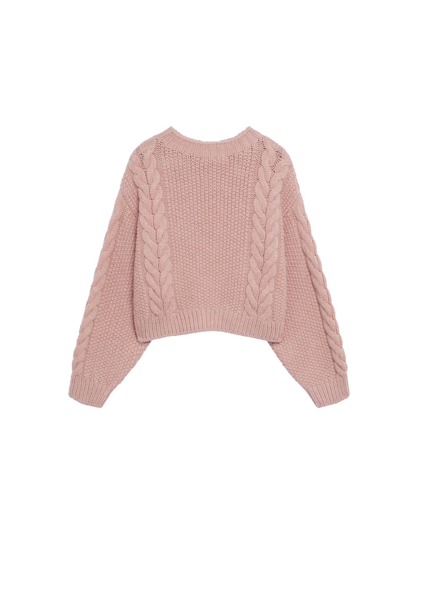 Cable-knit sweater