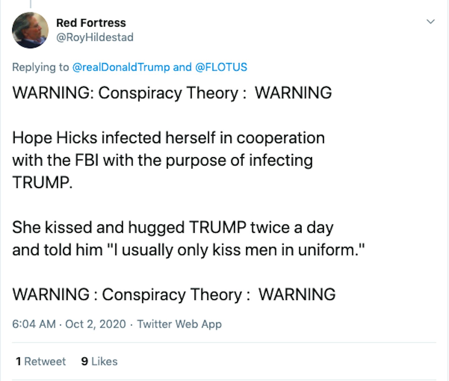 Donald Trump Covid Conspiracy Theories - Grazia