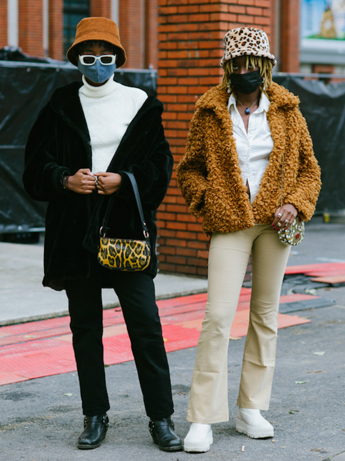 Street-stylers at PFW