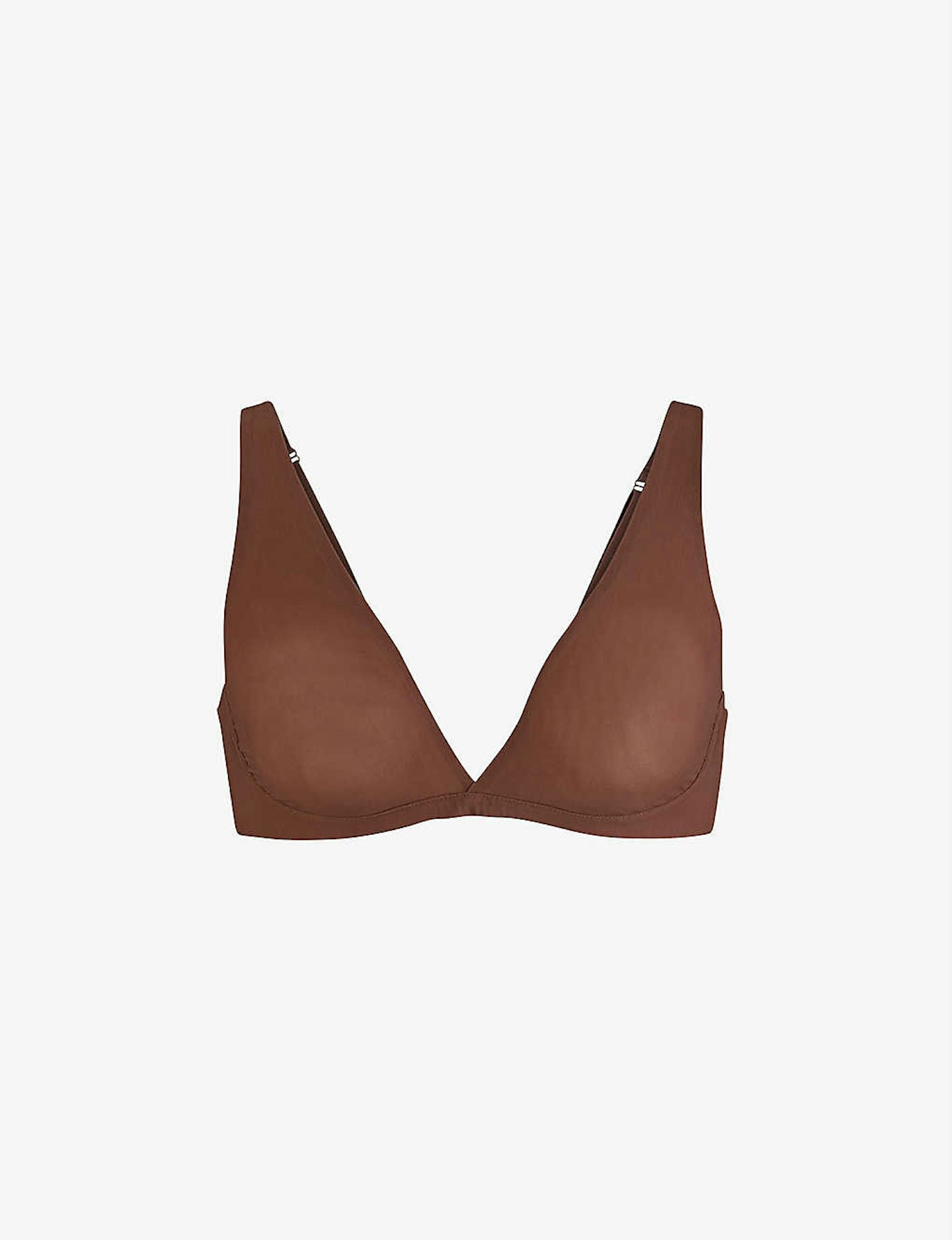 SKIMS, Naked Plunge Stretch-Mesh Bra, £78