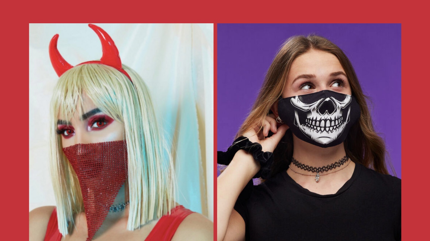 Halloween face masks