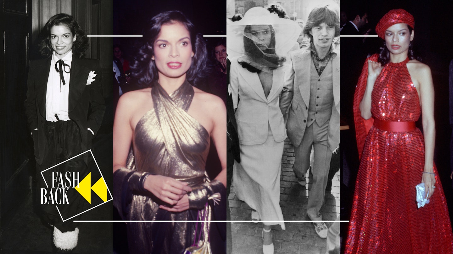 bianca jagger red sequin dress Bianca Jagger Is the Style Icon I Need to Dress Like