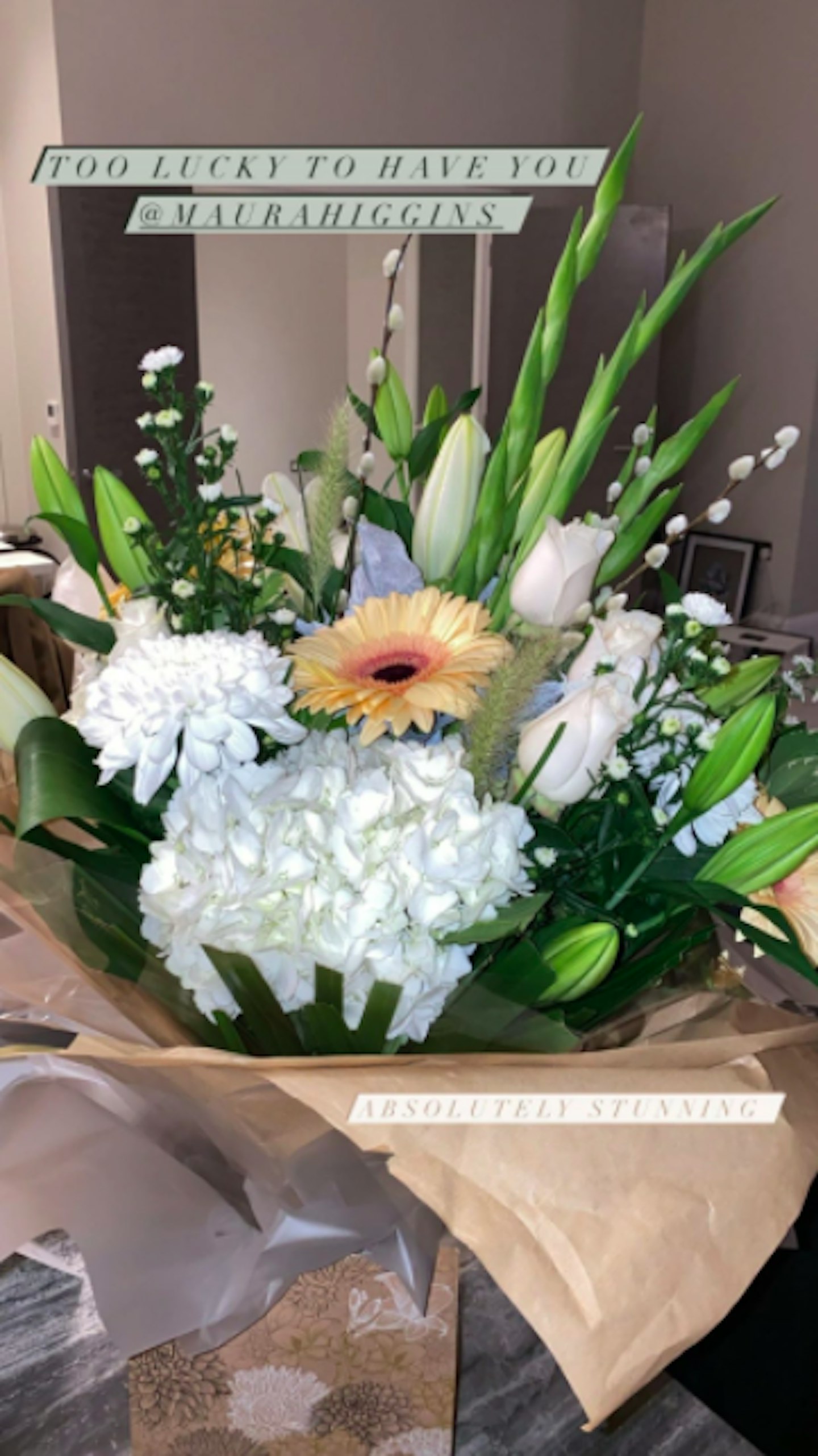 Molly-Mae Hague Maura Higgins flowers