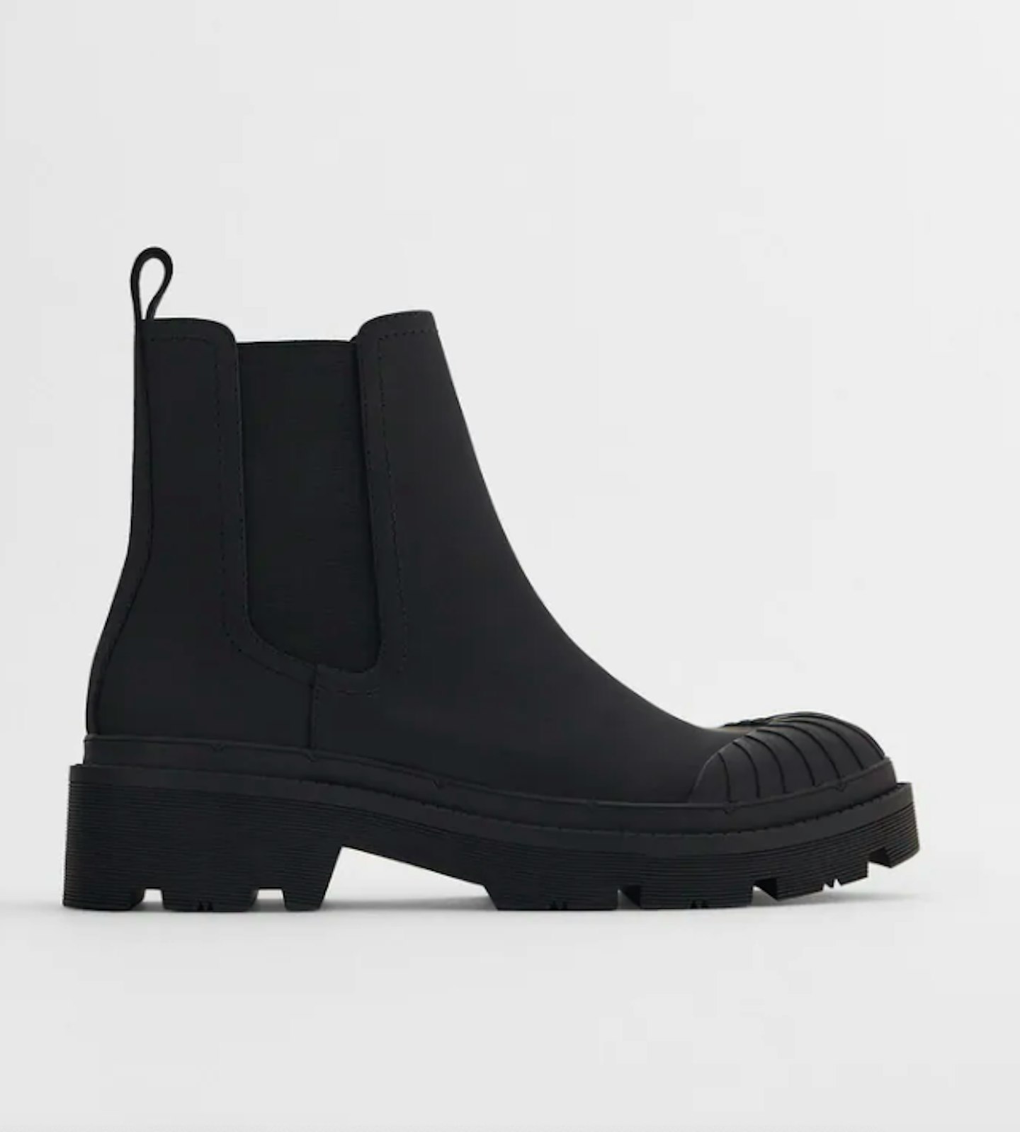 Zara, Flat Elastic Ankle Boots With Track Sole, £29.99