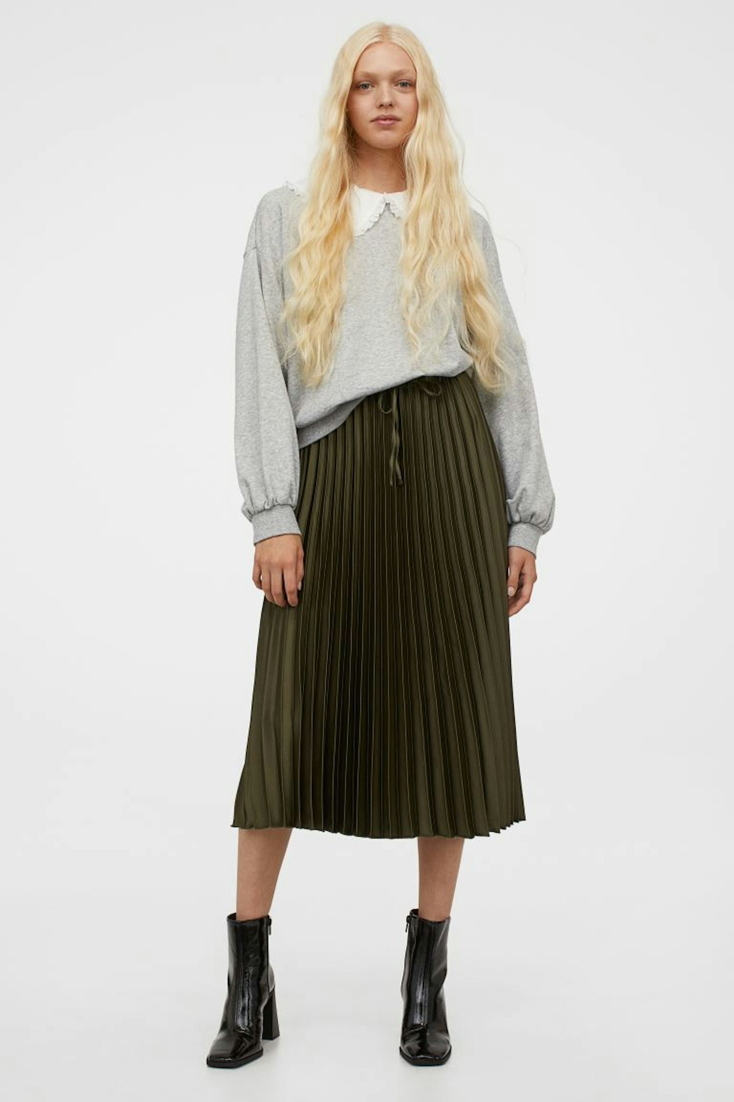 H&M Pleated Skirt, £24.99