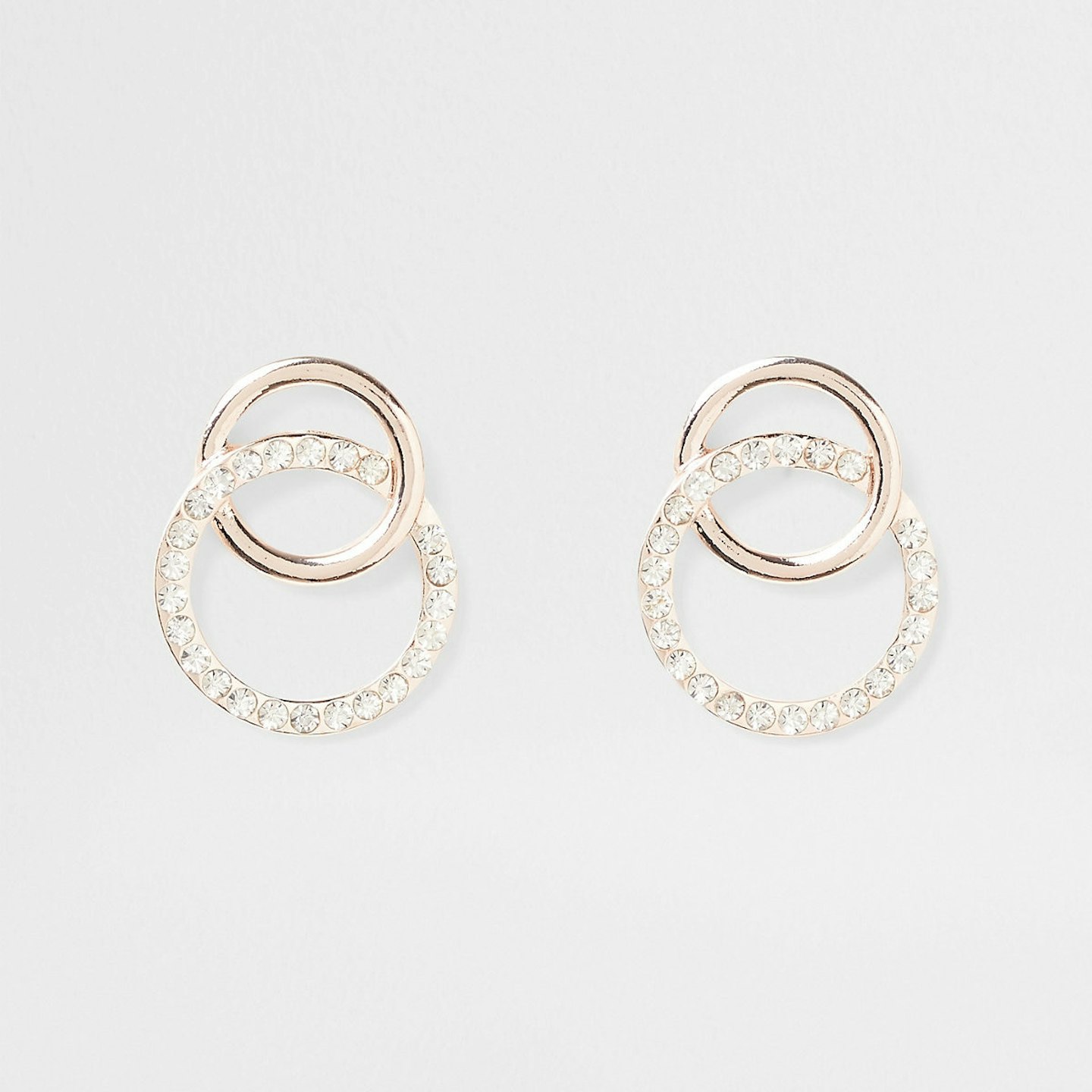 River Island, Gold Dangle Earrings, £10