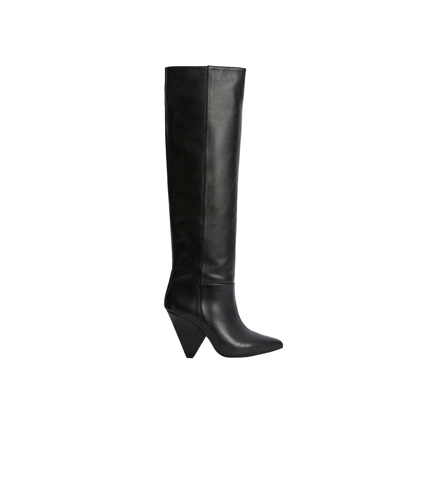Reiss, Knee-High Black Boots, £295