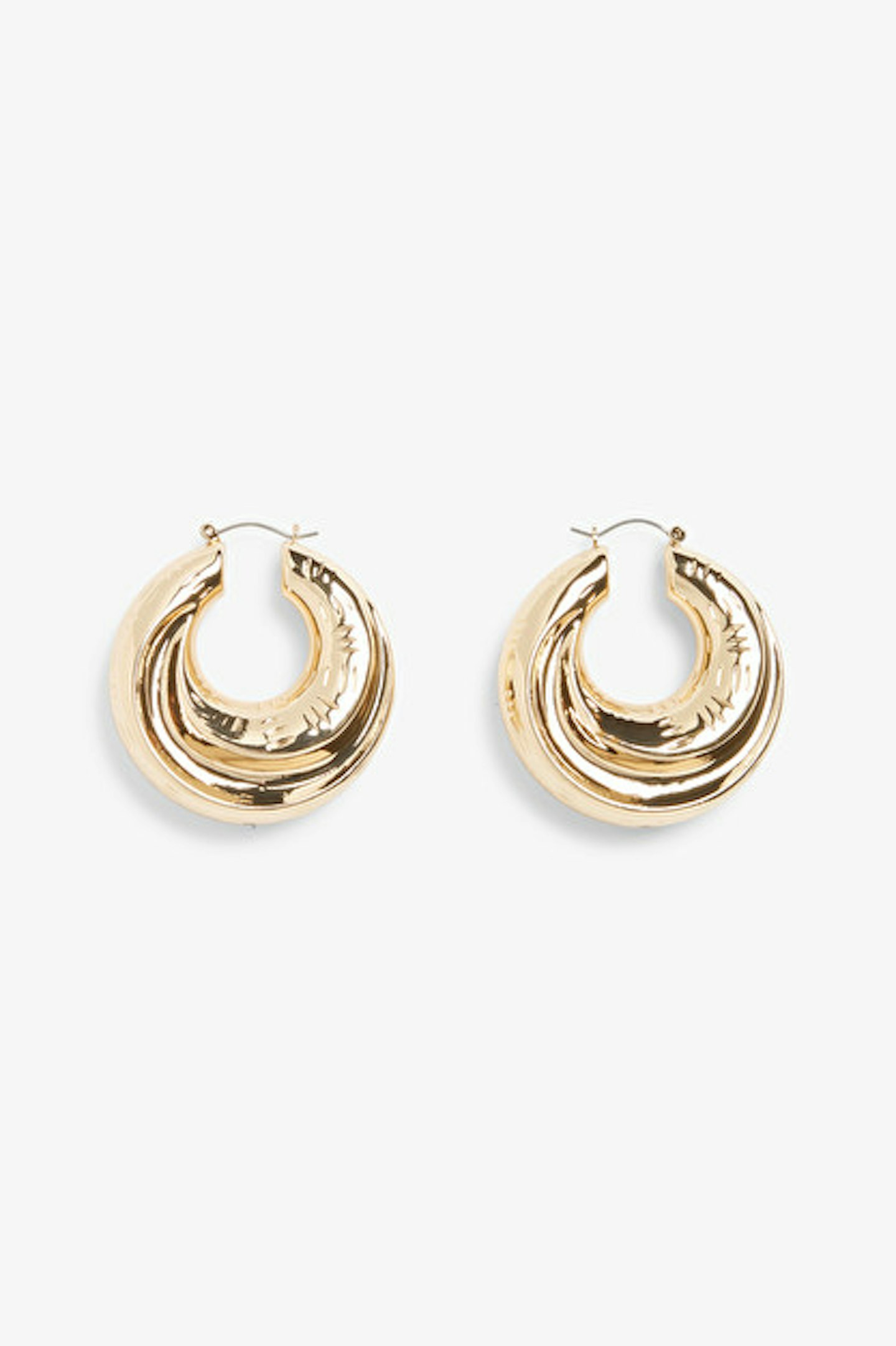 Monki, Chunky Gold Earrings, £6