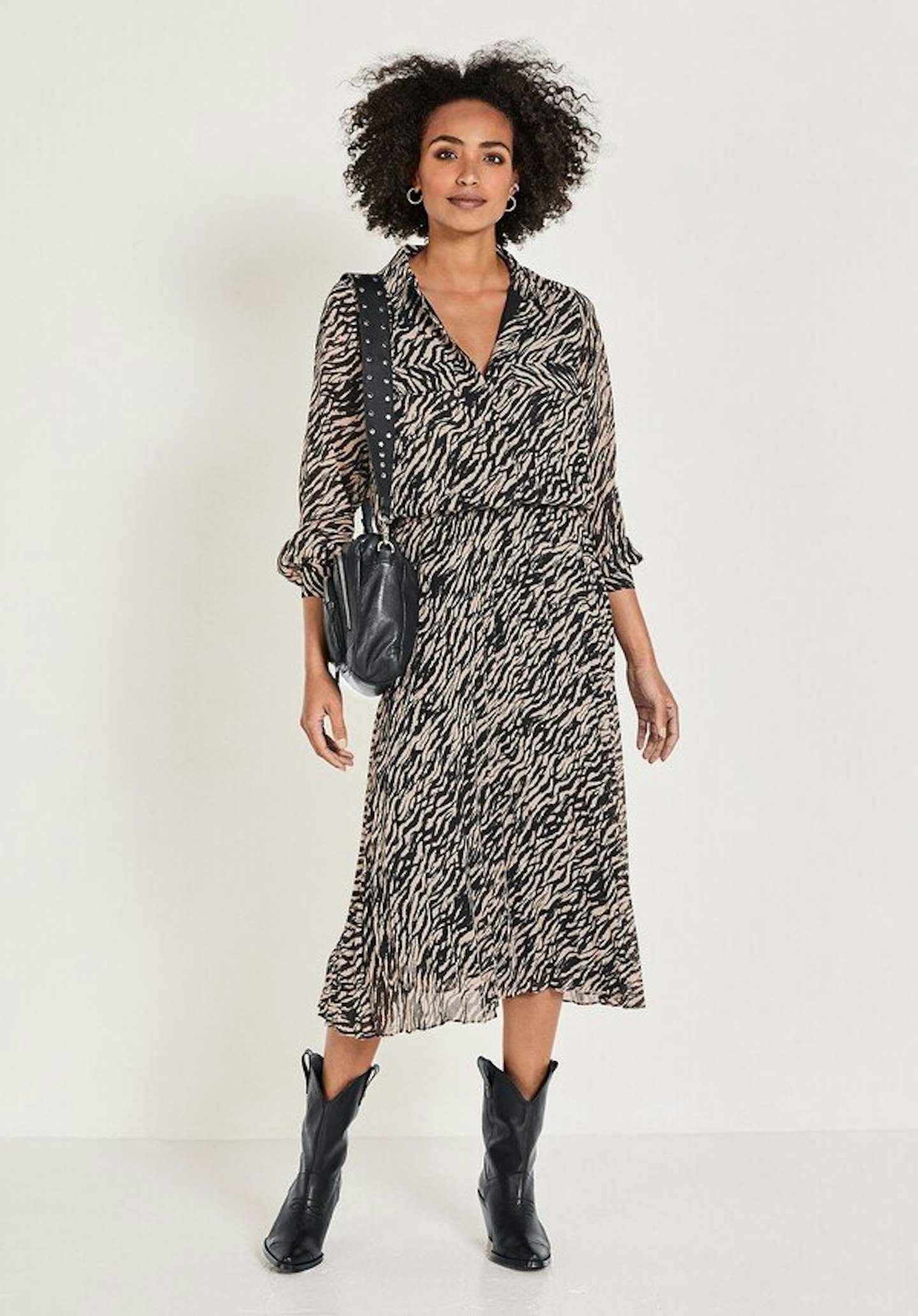 Hush, Printed Midi Dress, £110