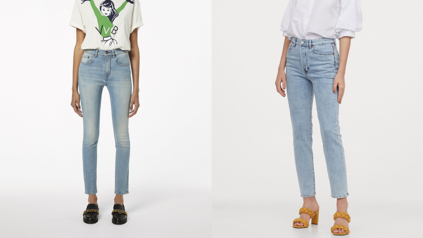 dupe for victoria beckham's cali jeans