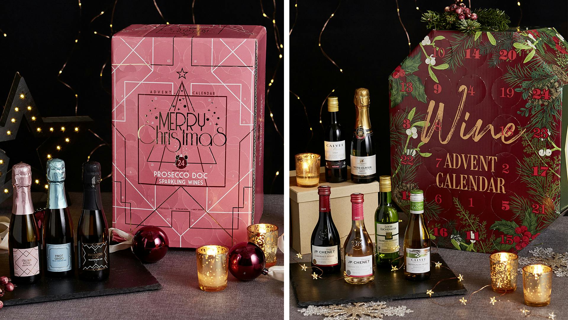Aldi's Wine And Prosecco Christmas Advent Calendars 2020