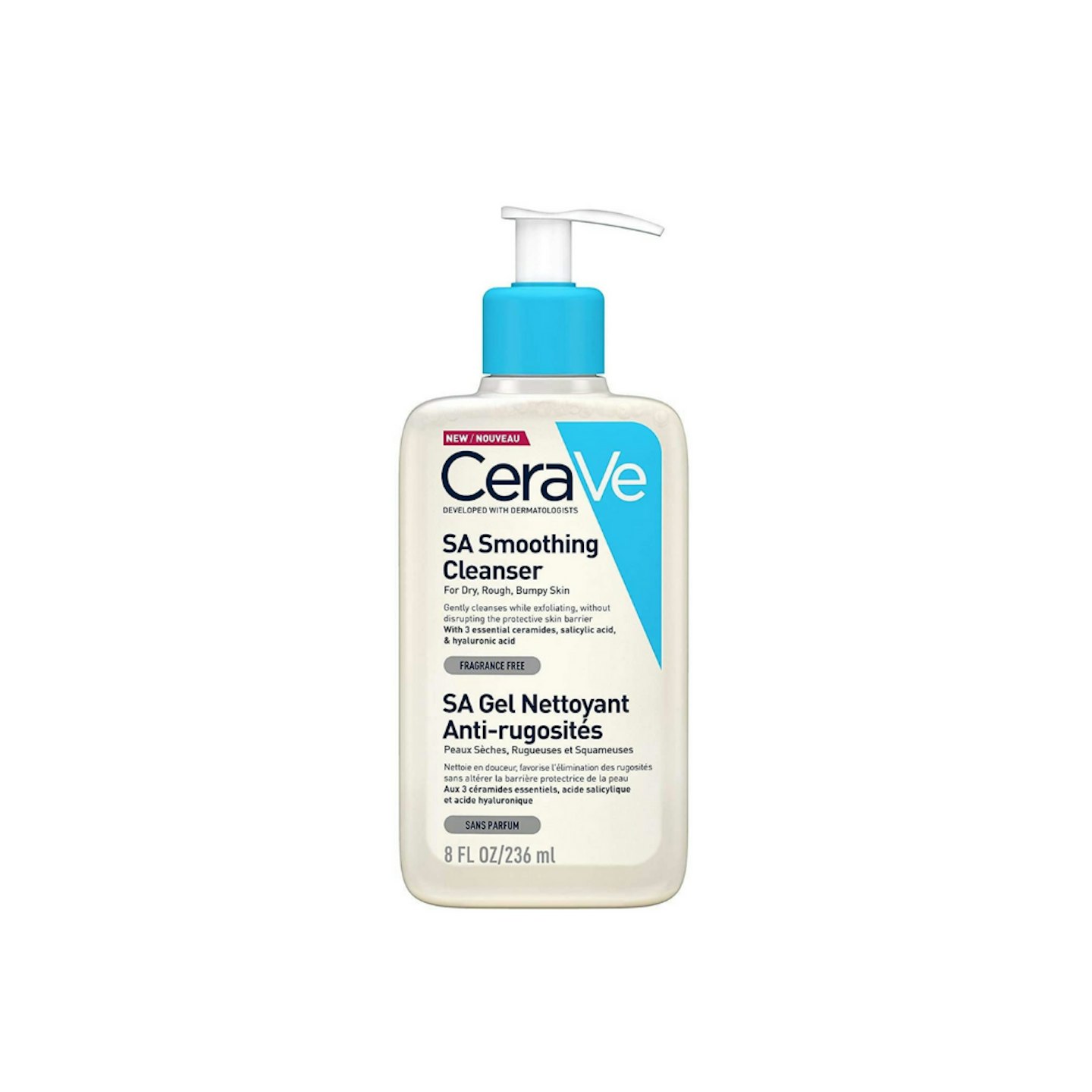 CeraVe smoothing cleanser with sa