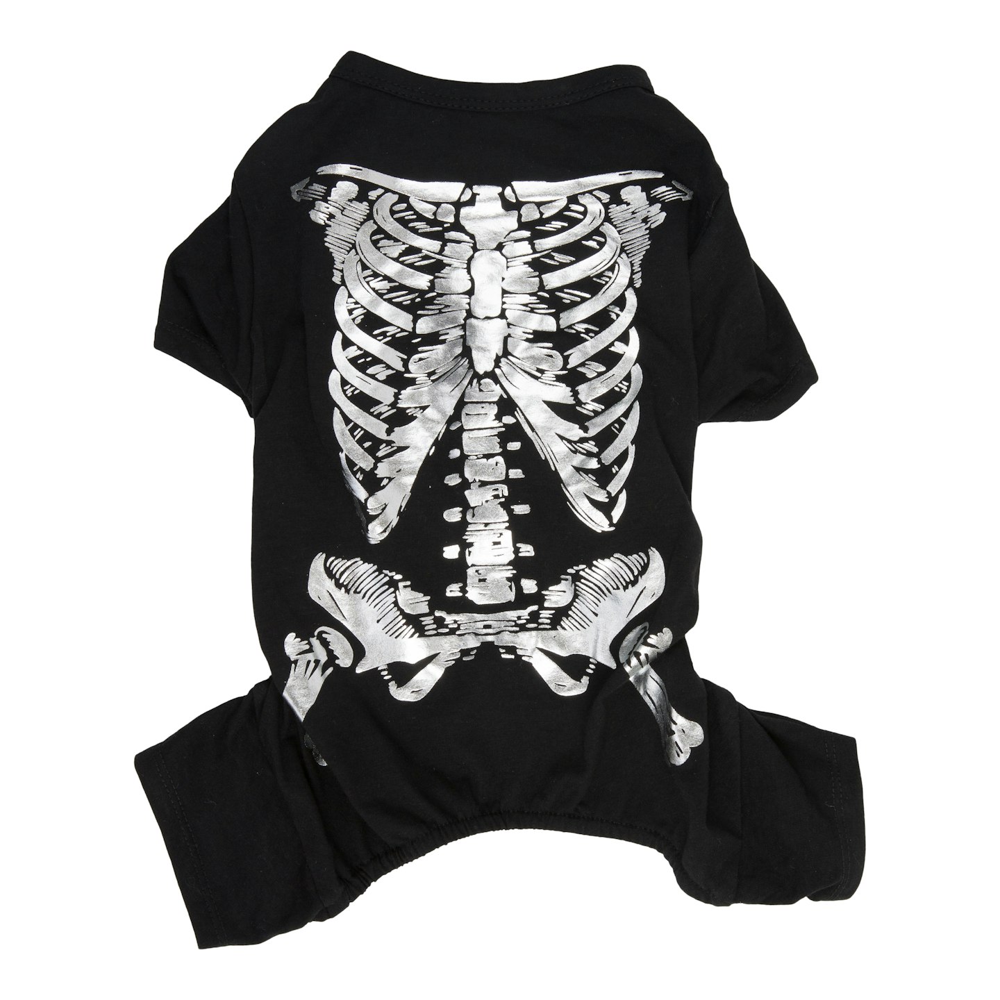 Wag-a-Tude Halloween Skeleton Dog Pyjamas Black