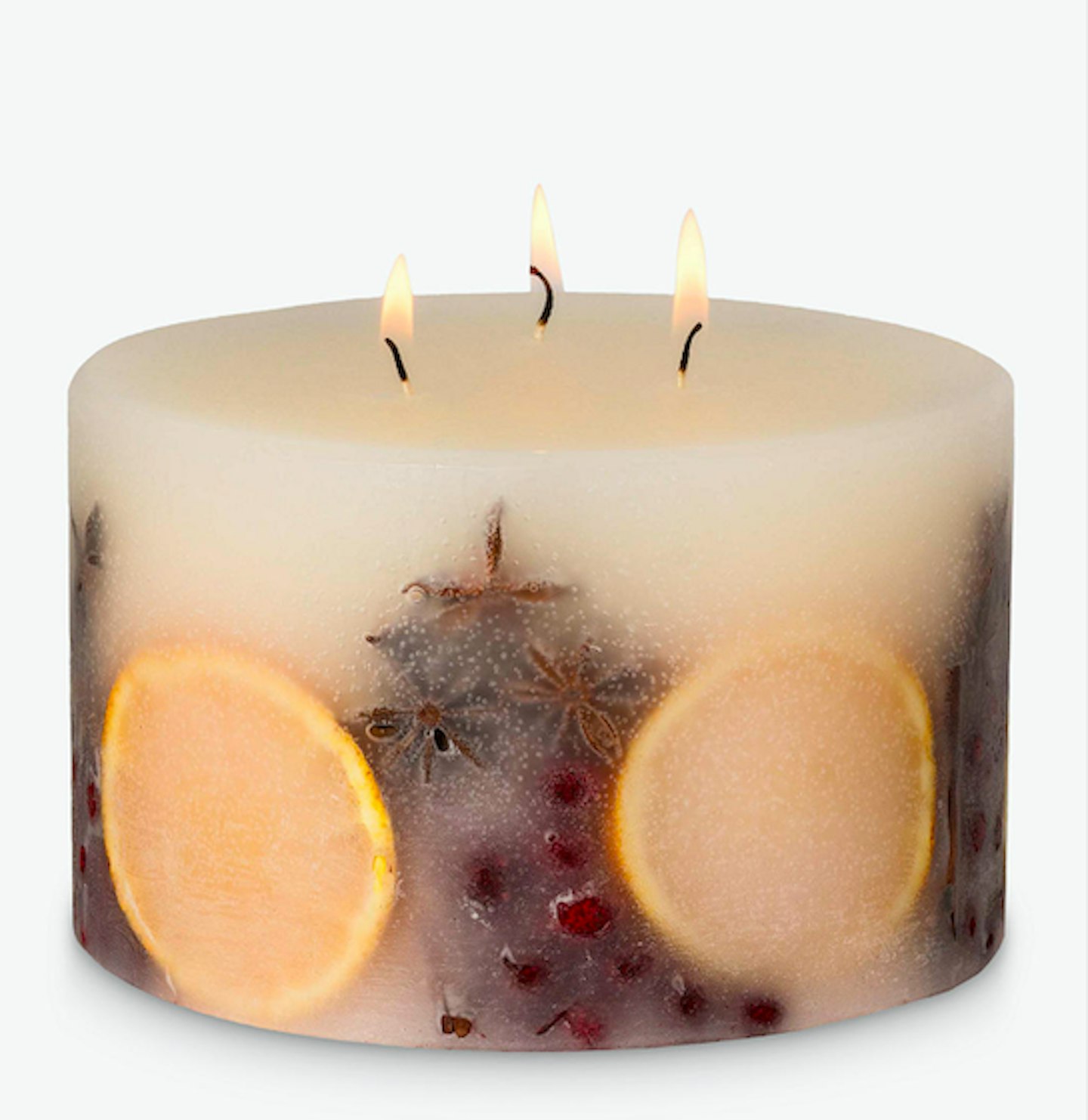 John Lewis & Partners Winter Spice Inclusion 3 Wick Scented Candle,