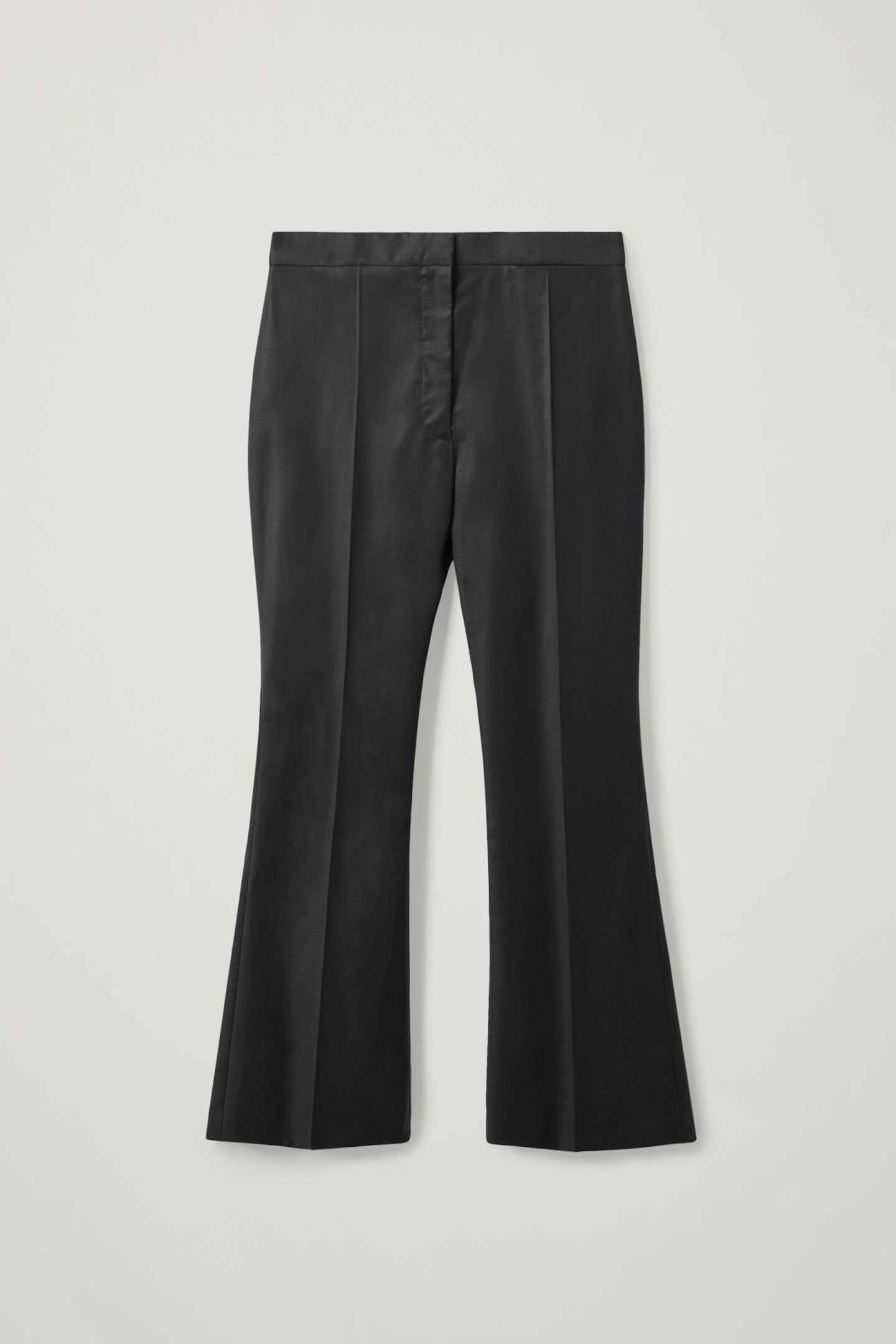 COS, High-Waisted Wool Flared Trousers, £99