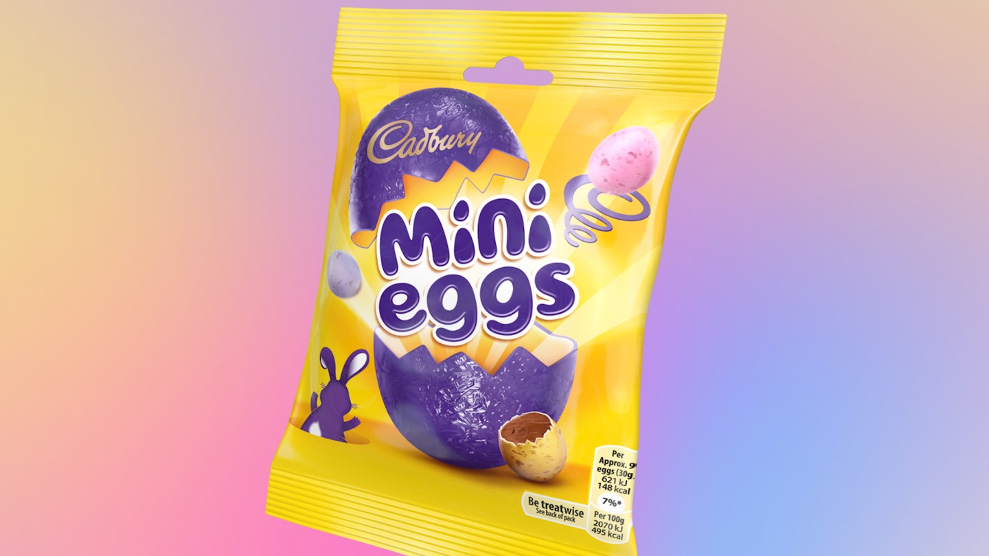 Cadbury Mini Eggs chocolate bar