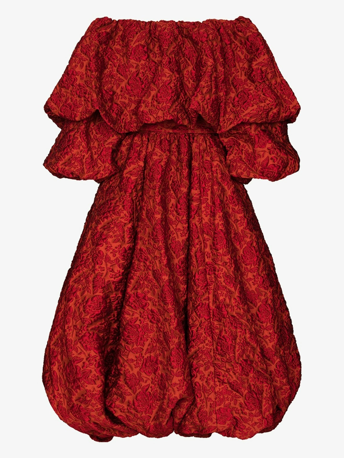 Simone Rocha, Floral Cloquu00e9 Midi Dress, £2195