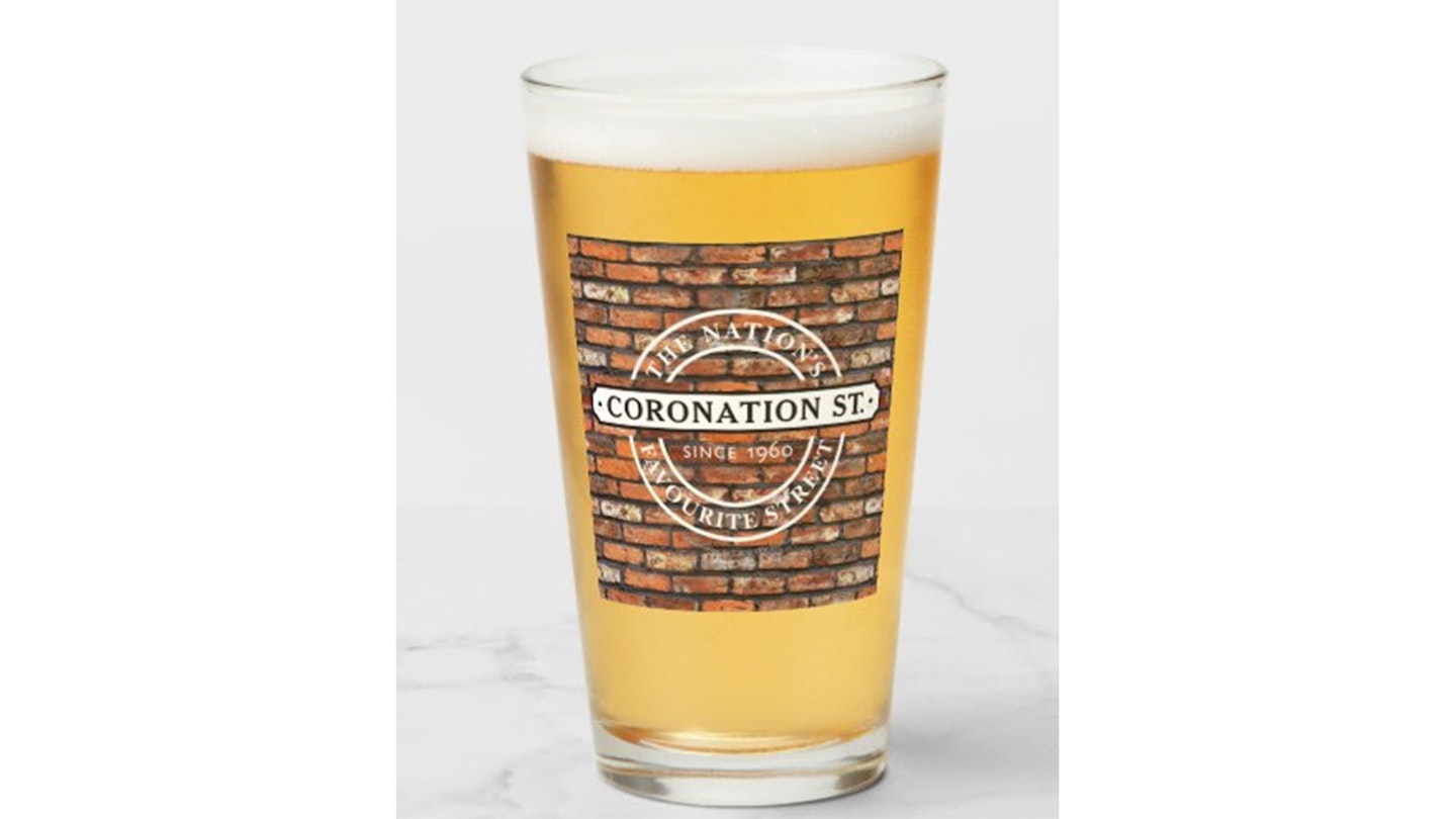 Coronation Street - Logo Glass