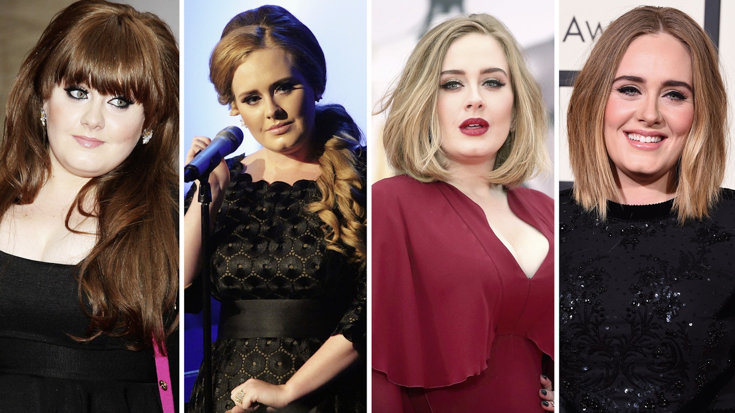 Adele Hair Evolution