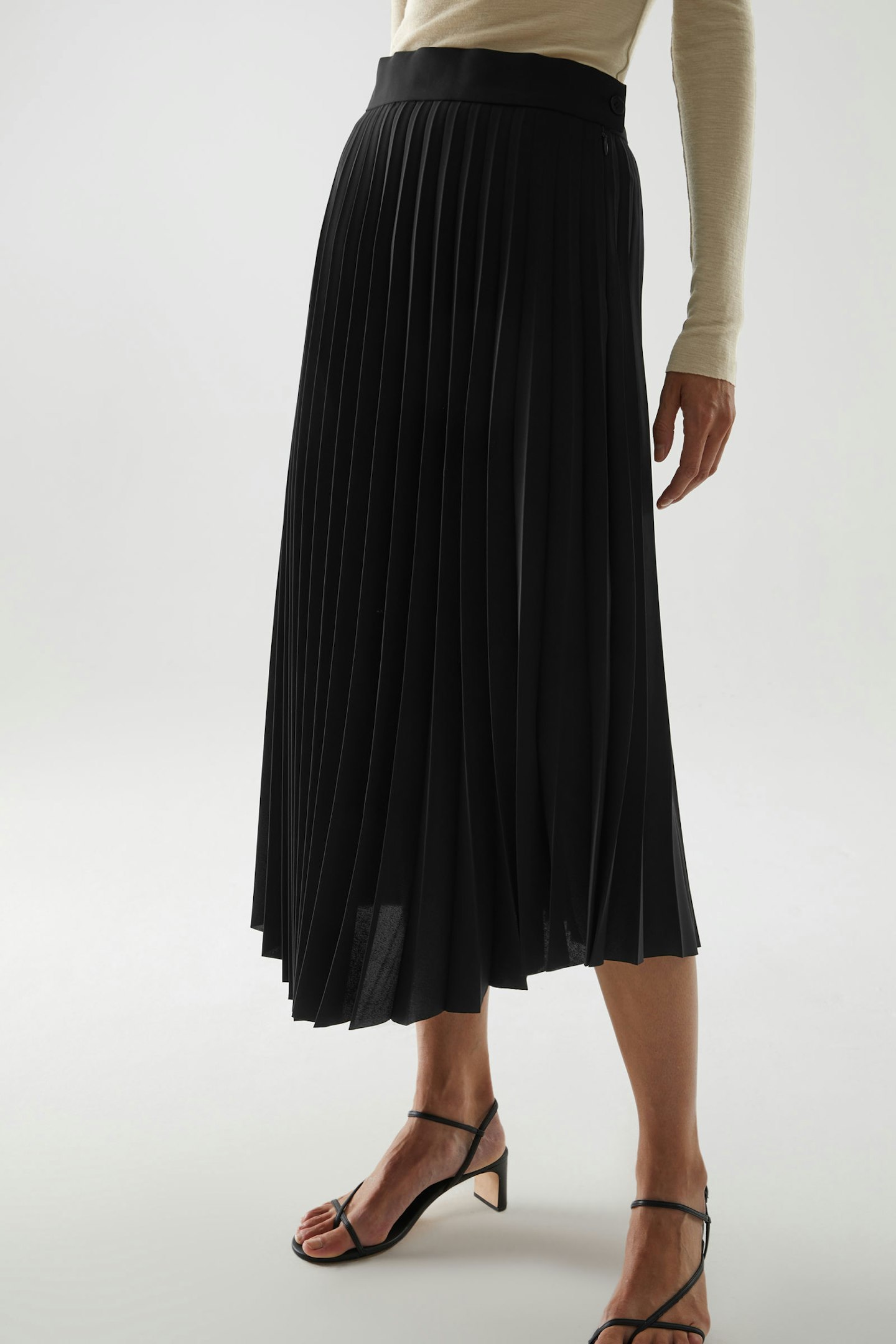 Cos, Asymmetric Pleated Skirt, £79