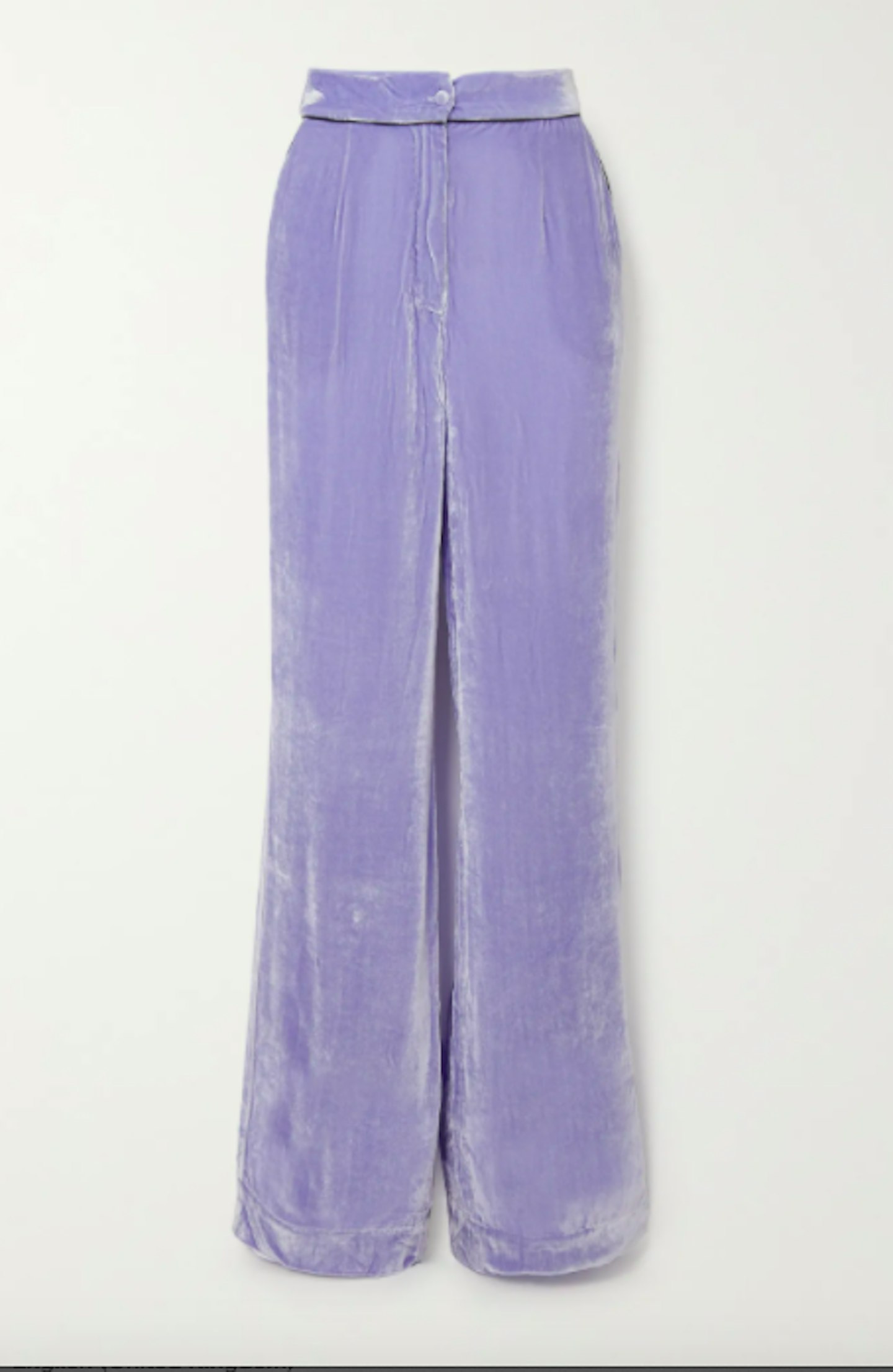 Sleeping With Jacques, Velvet Wide Leg Trousers, £169 at Net-a-Porter