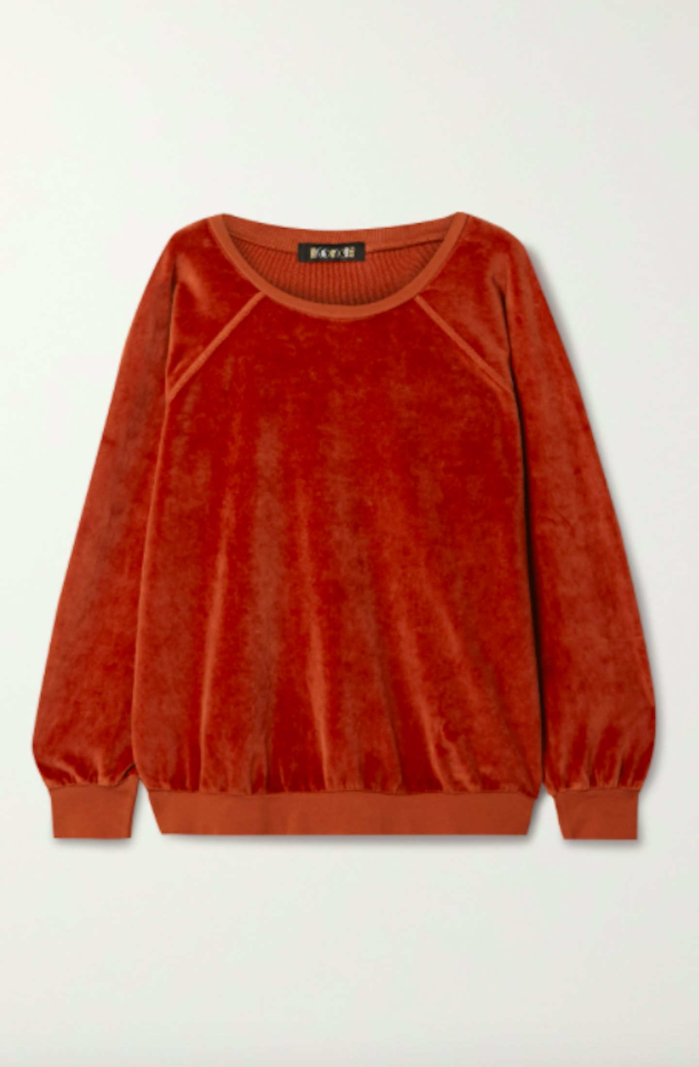 Suzie Kondi, Velour Sweatshirt, £220 at Net-a-Porter