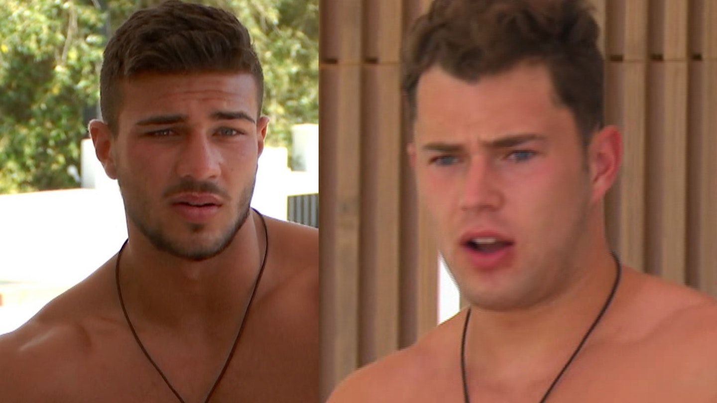 Love Island's Tommy Fury and Curtis Pritchard
