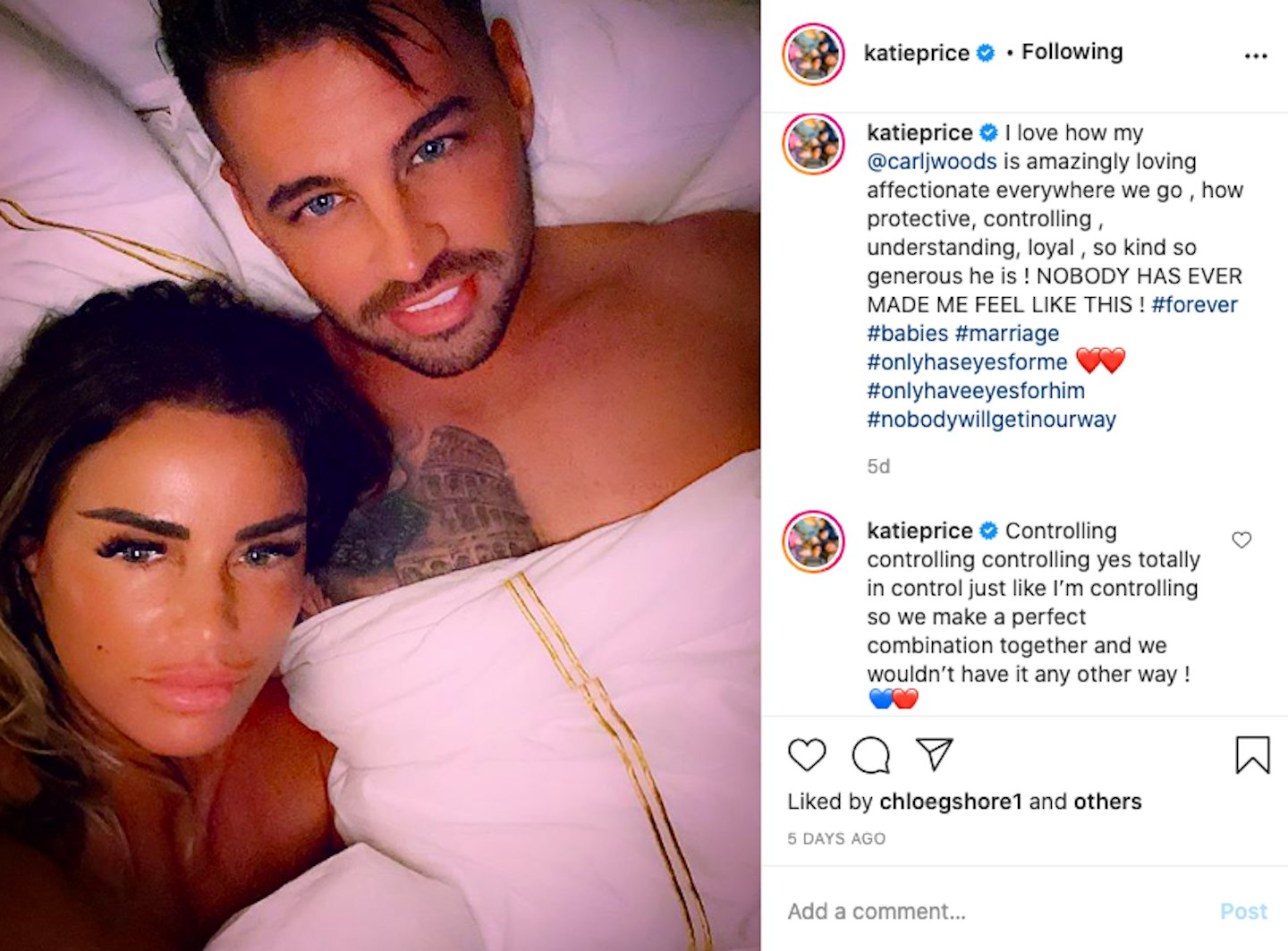katie price carl woods