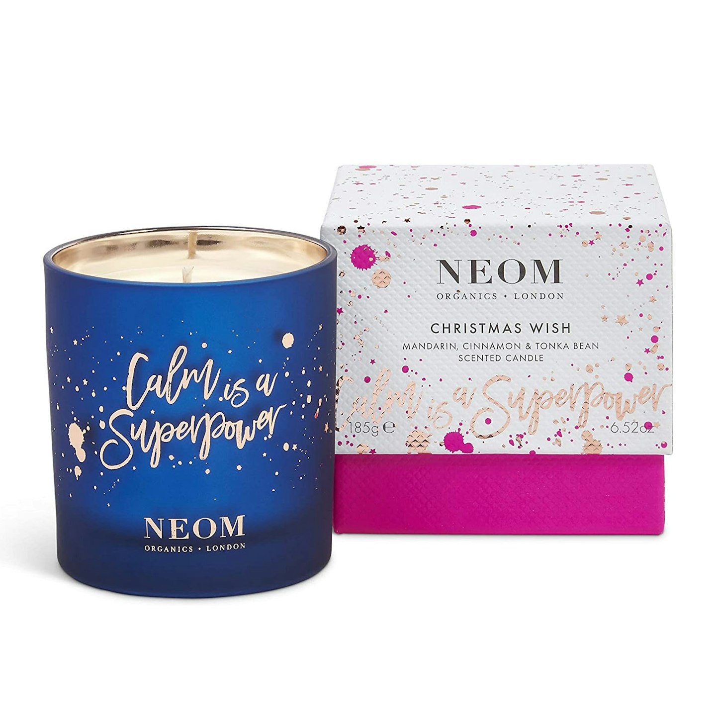 Neom- Christmas Wish 1 Wick Scented Candle, Festive Fragrance Limited Edition