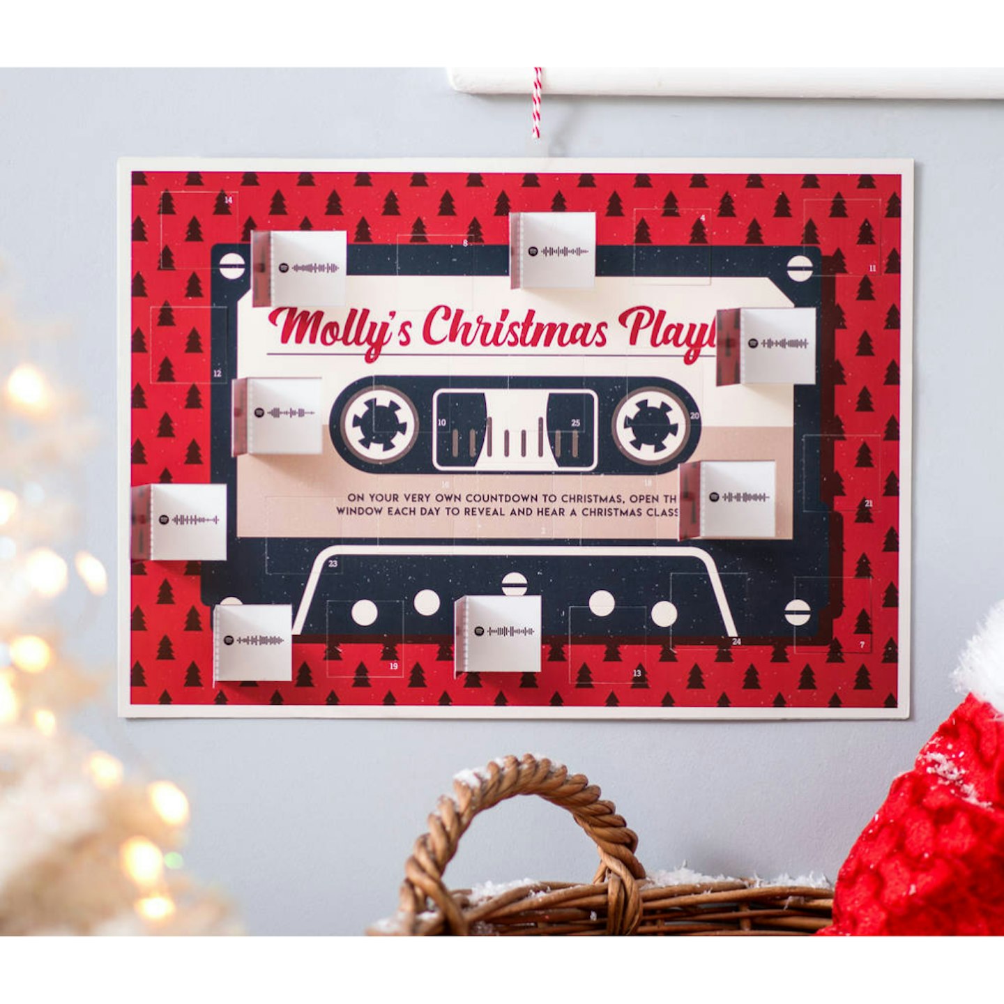 MIXPIXIE Personalised Christmas Playlist Advent Calendar