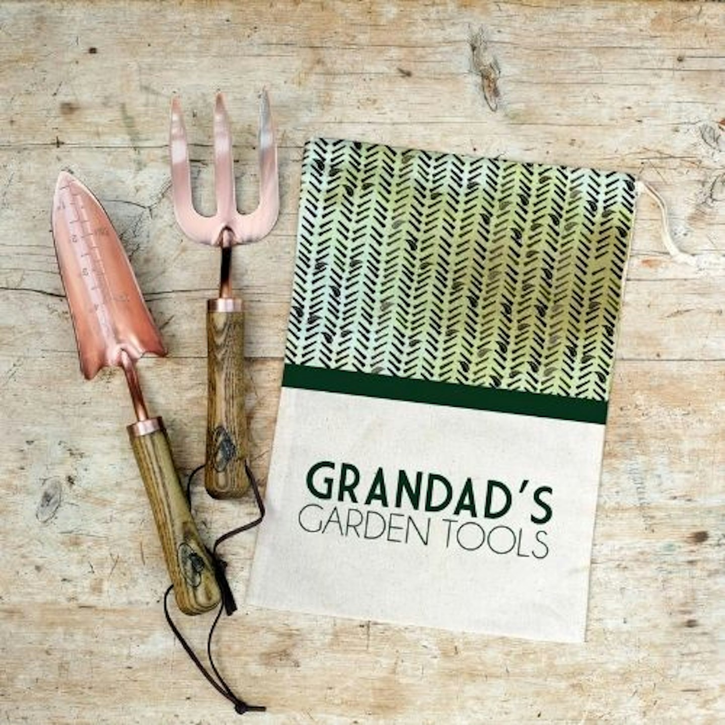 Personalised Copper Garden Tool Set
