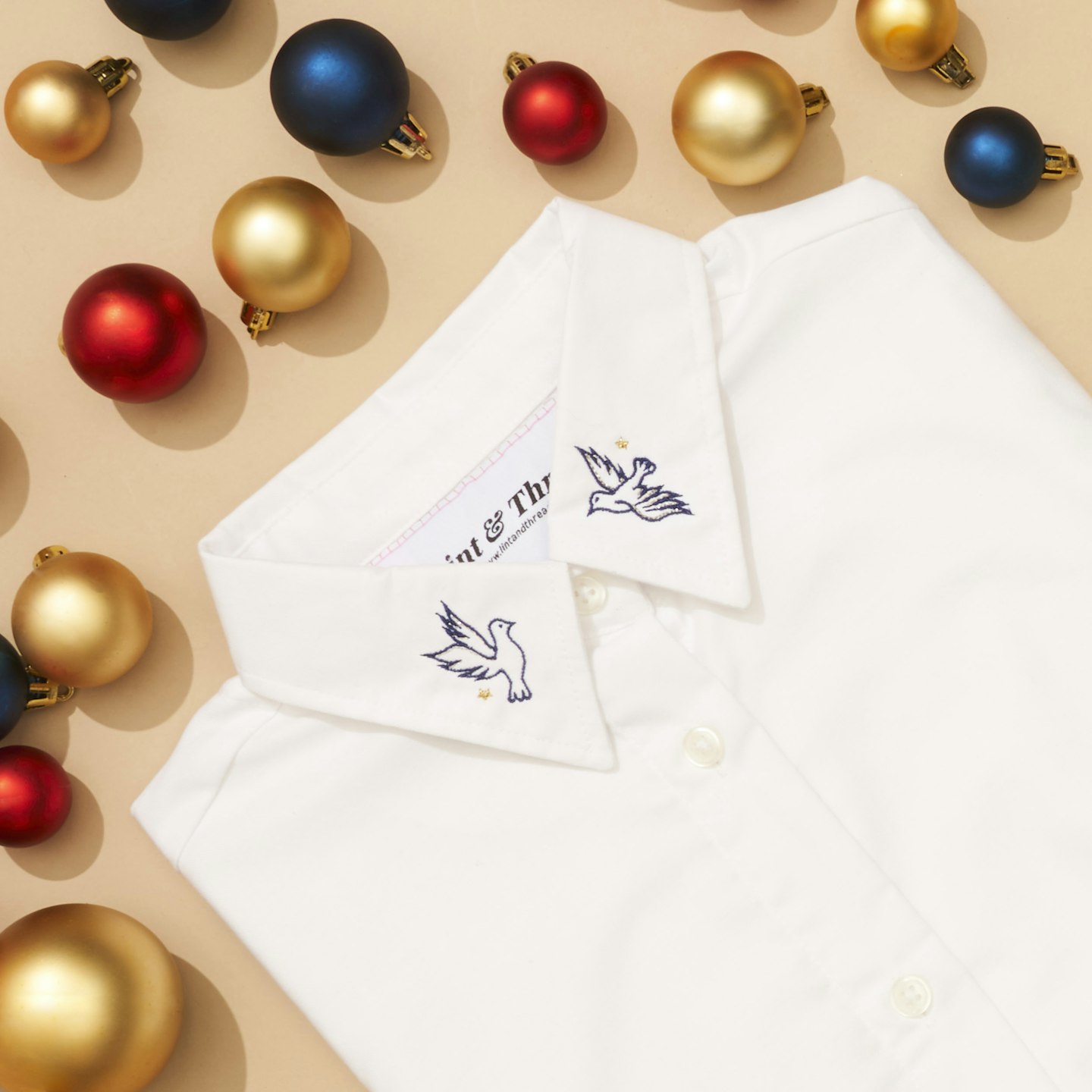 Embroidered Sisterhood Birds Shirt