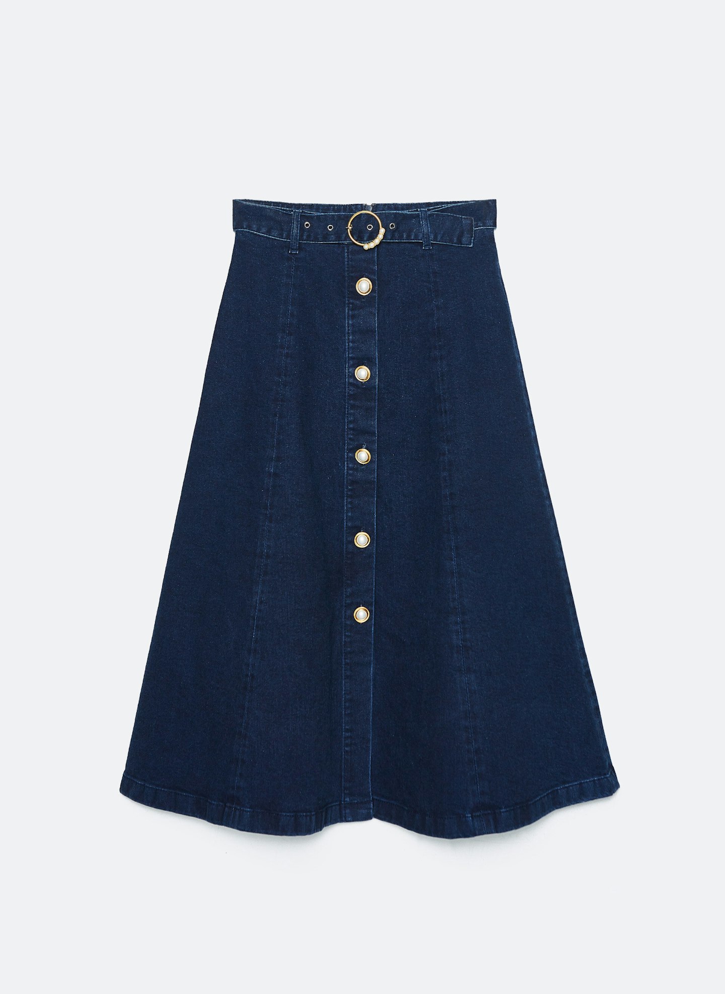 Uterqu00fce, Skirt With Buttons, £125