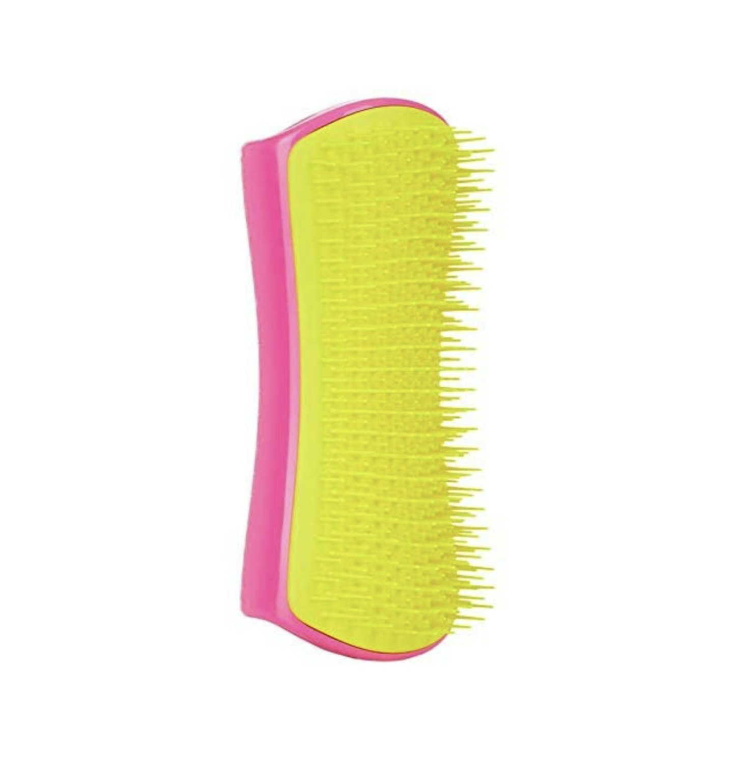 Pet Teezer, Detangling and Dog Grooming Brush, Pink and Yellow