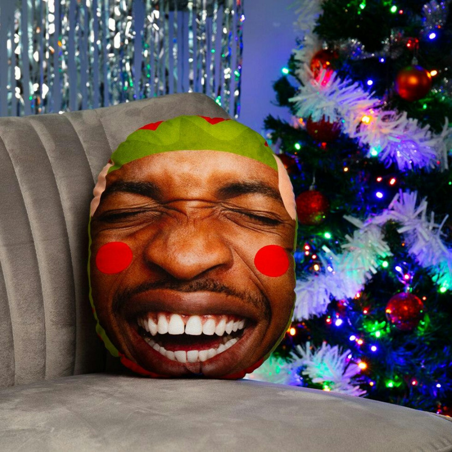 Elf Yourself Mushion - Personalised Face Cushion