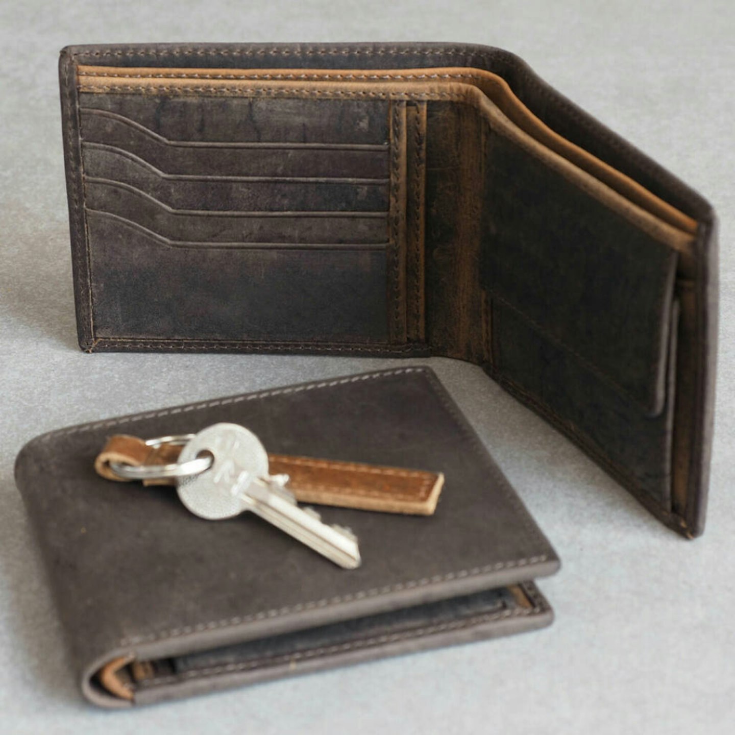 Personalised Handmade Buffalo Men's Leather Wallet