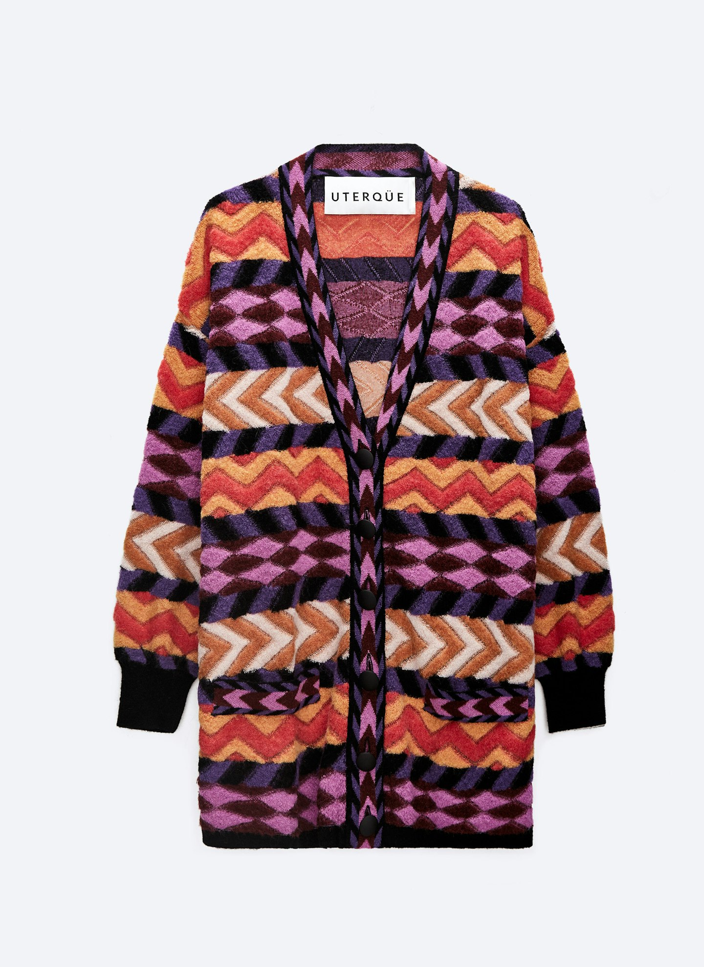 Uterqu00fce, Multicoloured Knit Cardigan, £155