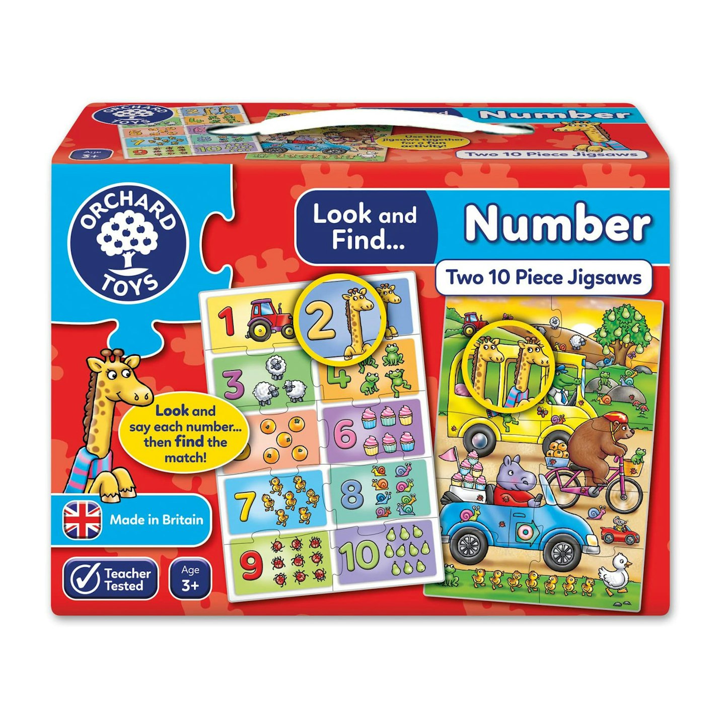 Orchard Toys Look and Find Number Jigsaw Puzzle