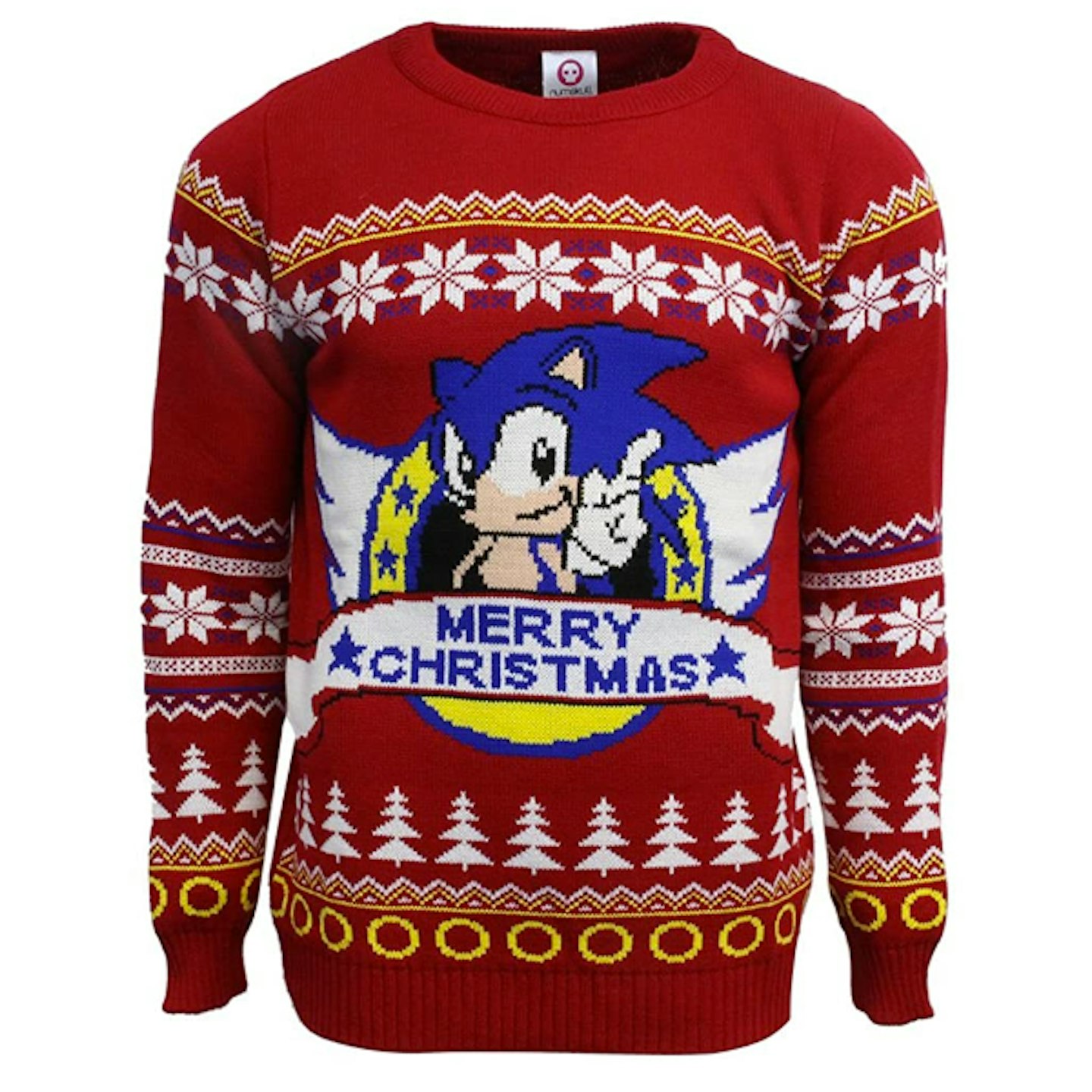 Sega Classic Sonic Christmas Jumper