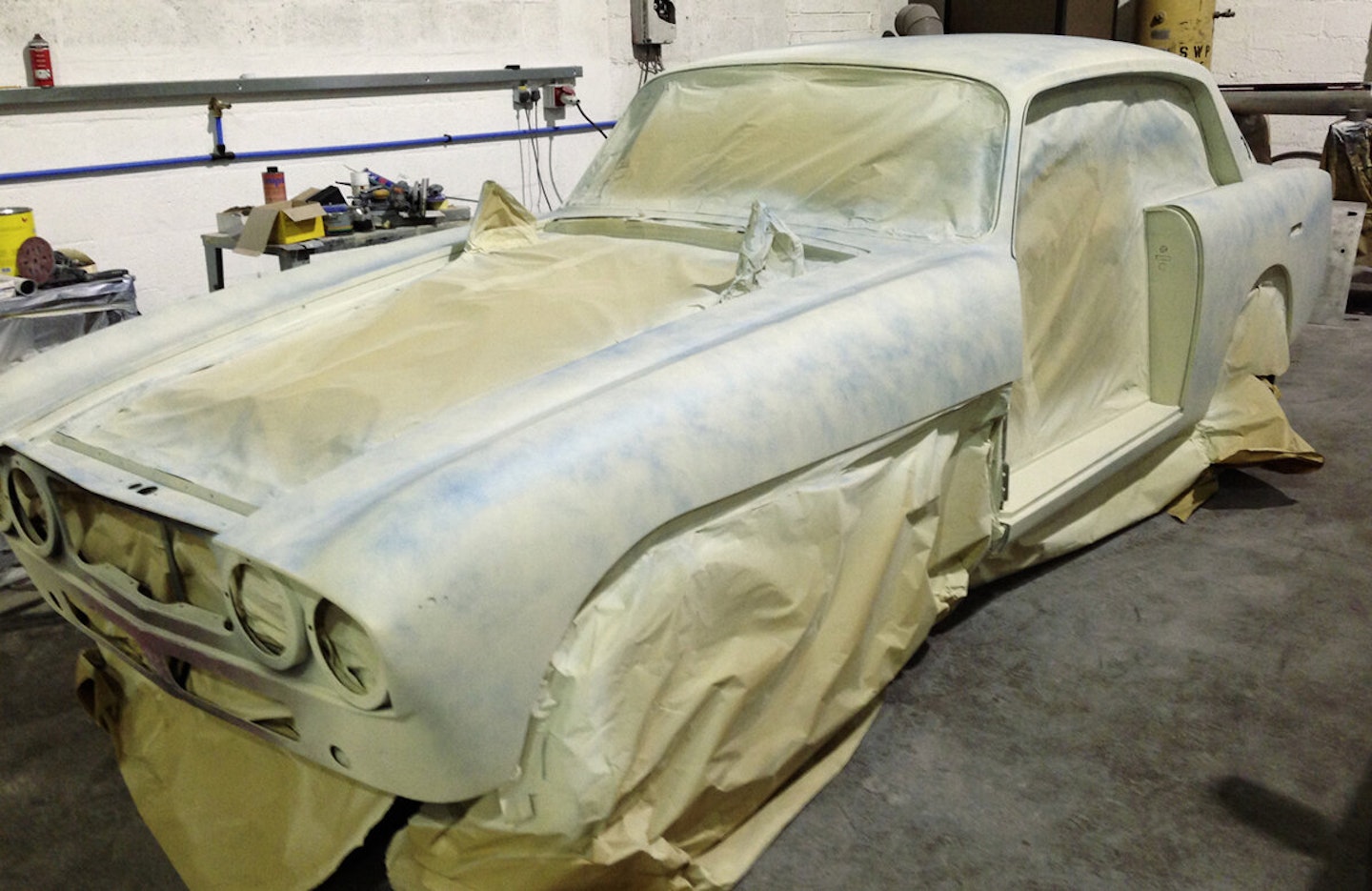 Aluminum panels meant etch primers were essential on bare metal to avoid the paint lifting at a later date