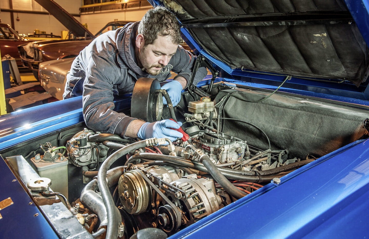 Apart from carburettor problems the Chrysler V8 engine seems sound, but it is scheduled for a rebuild in 2015