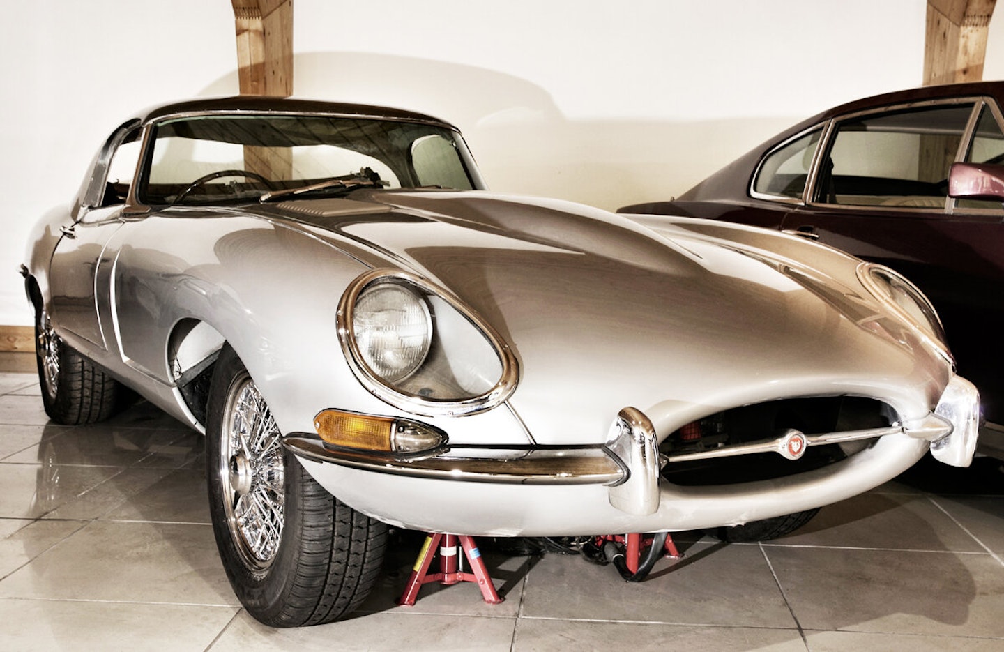 Favourite E-type anxiously awaits completed engine rebuild