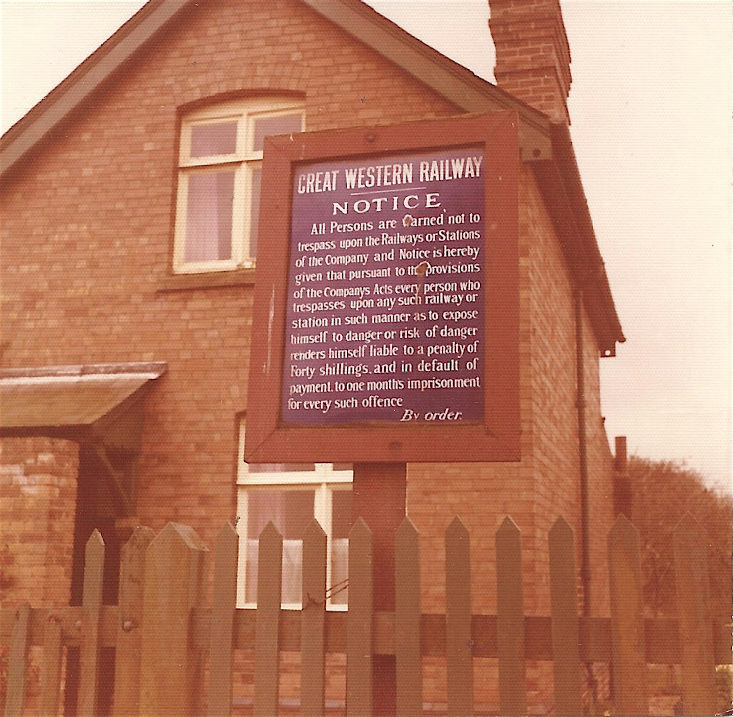 Model Rail - Great Western Rail Notice - Chris Leigh Blog