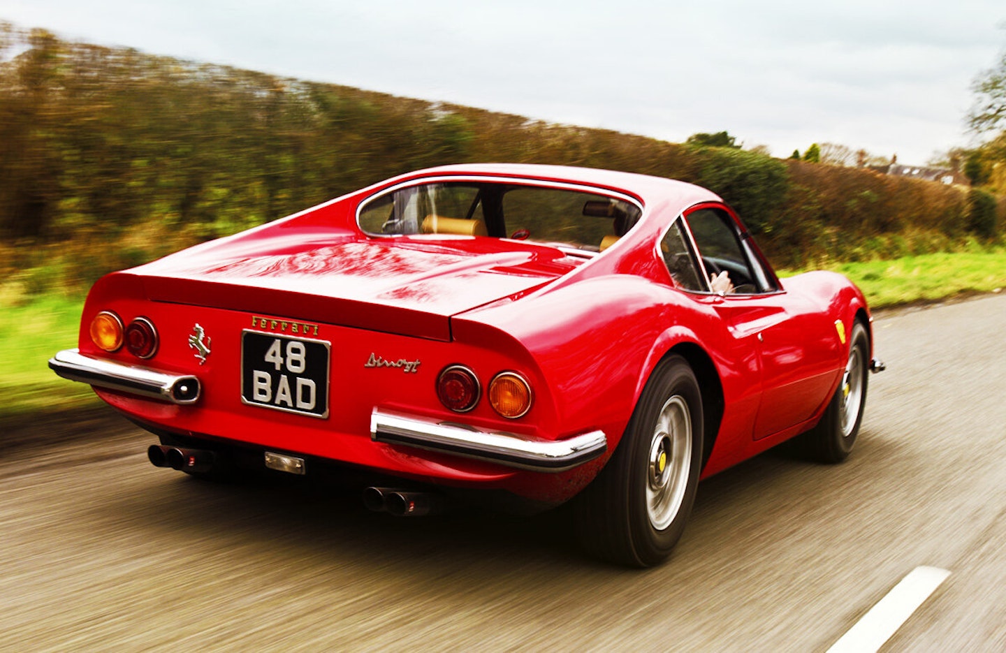 Dinos were built without Ferrari badges, so dealers and owners added them instead