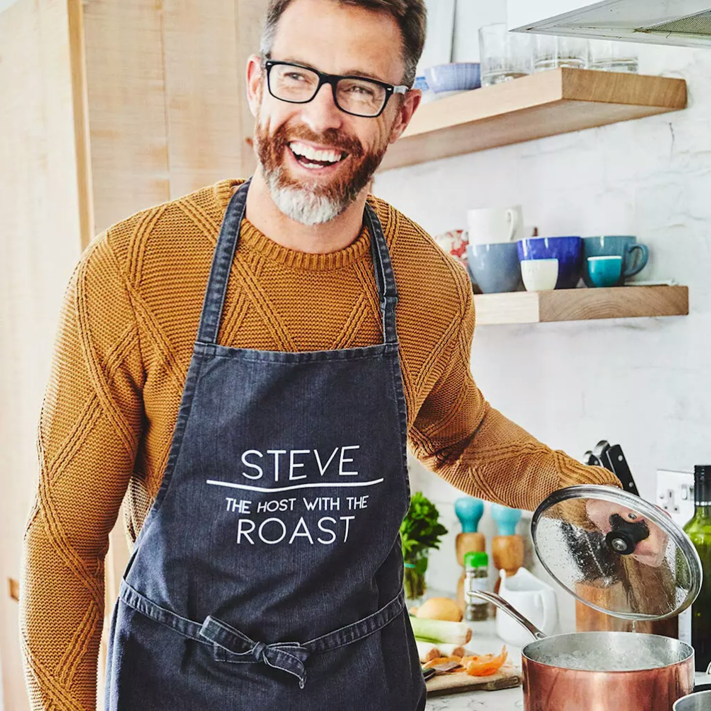 Personalised Men's Slogan Apron