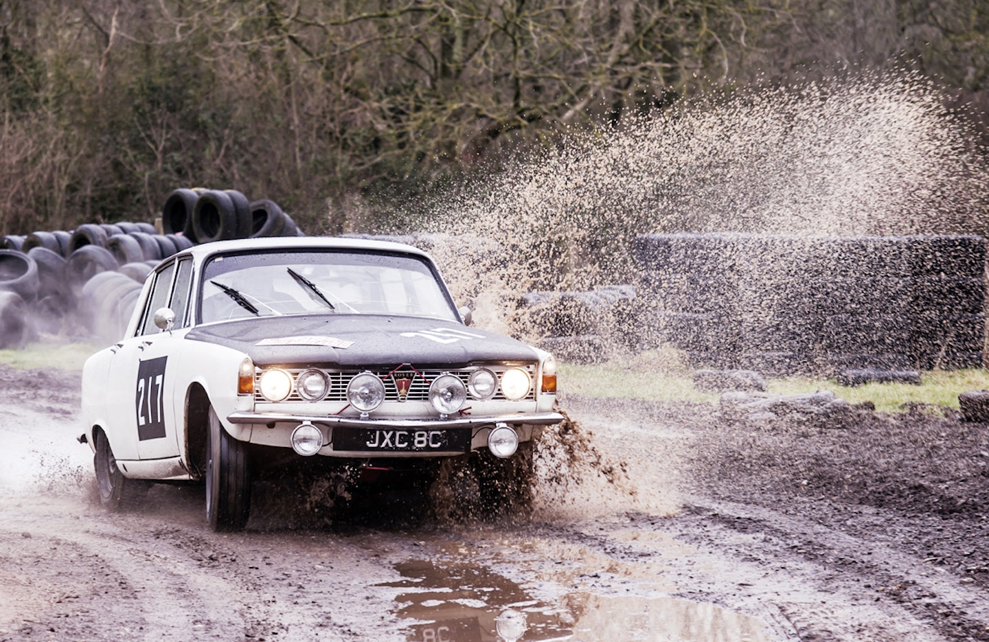 It’s been restored twice – but it’s a rally car, this is what it does best
