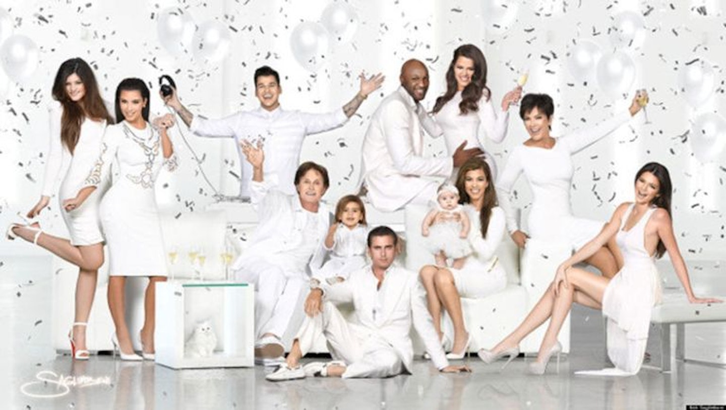 A Festive Look Back At All The Kardashian Christmas Cards